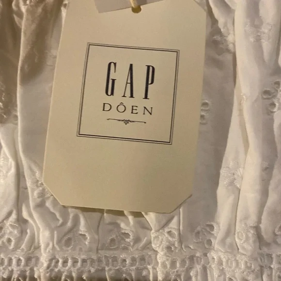 Gap X Doen Eyelet Midi Dress Size M NWT - Picture 4 of 10